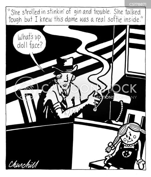 Film Noir cartoons, Film Noir cartoon, funny, Film Noir picture, Film