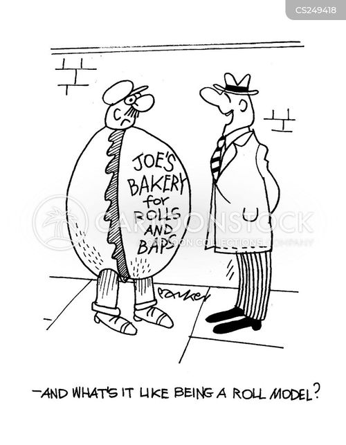Bread Rolls Cartoons and Comics funny pictures from CartoonStock