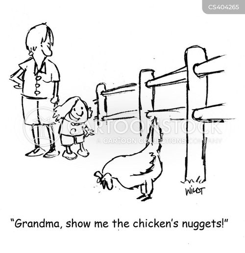 Chicken Nugget Cartoons and Comics - funny pictures from ...