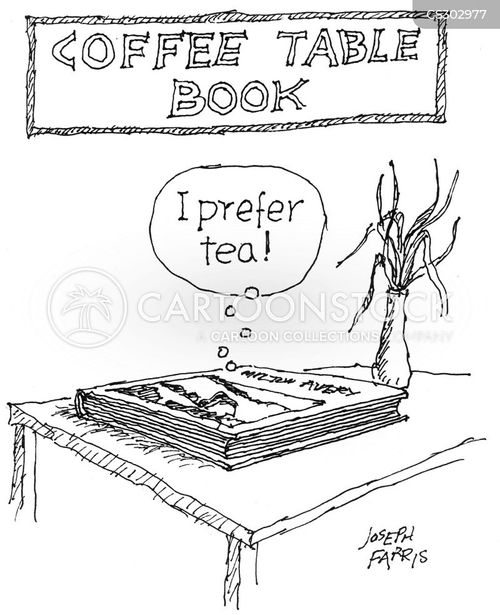 Coffee Table Books Cartoons and Comics funny pictures from CartoonStock
