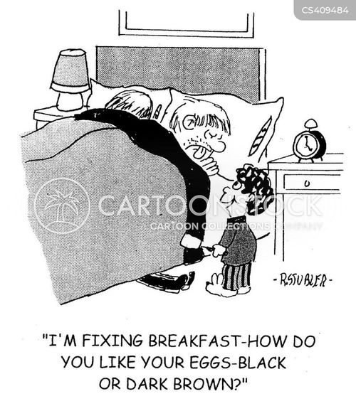 Breakfast-in-bed Cartoons And Comics - Funny Pictures From CartoonStock