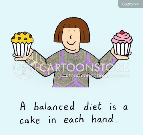 Balanced Diets Cartoons and Comics - funny pictures from CartoonStock