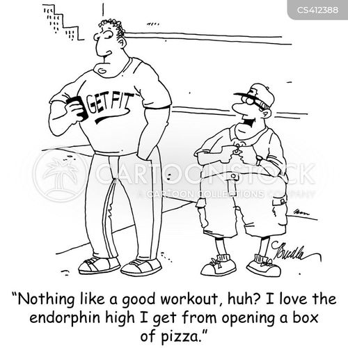 Endorphins Cartoons and Comics funny pictures from CartoonStock
