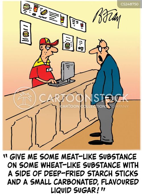 Fast Food Chain Cartoons and Comics - funny pictures from CartoonStock