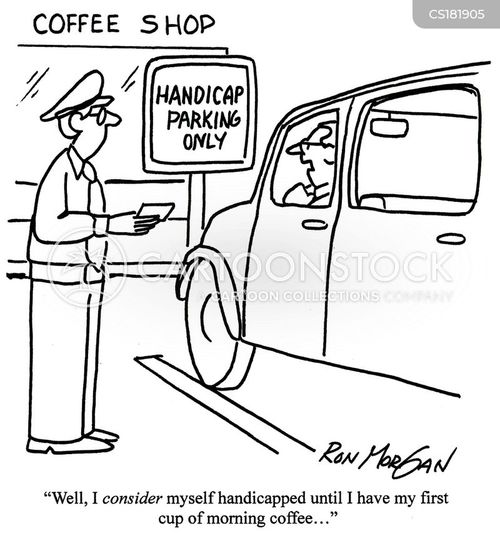 Handicapped Parking Cartoons and Comics funny pictures from CartoonStock