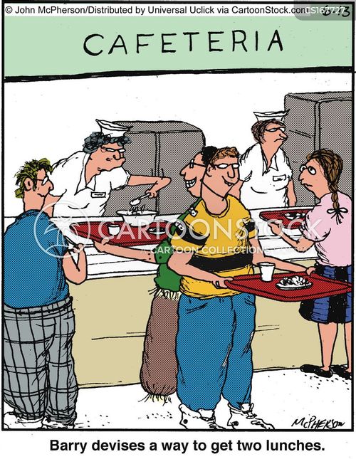 Cafeteria Cartoons and Comics - funny pictures from CartoonStock