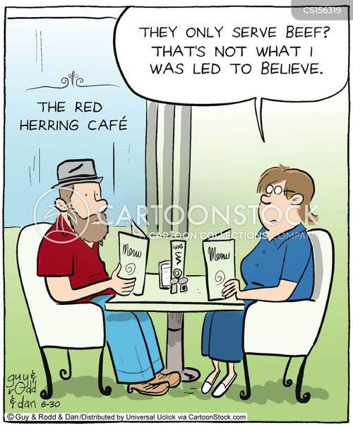 red herring fallacy cartoon