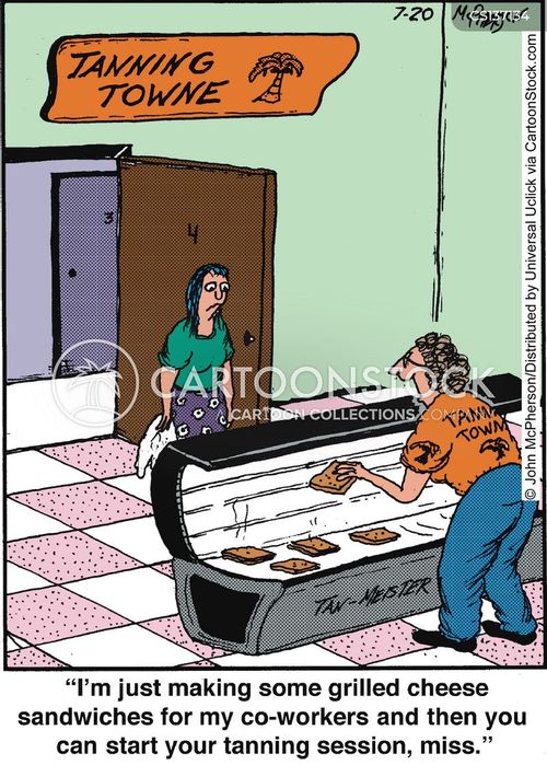 Tanning Bed cartoons, Tanning Bed cartoon, funny, Tanning Bed picture ...