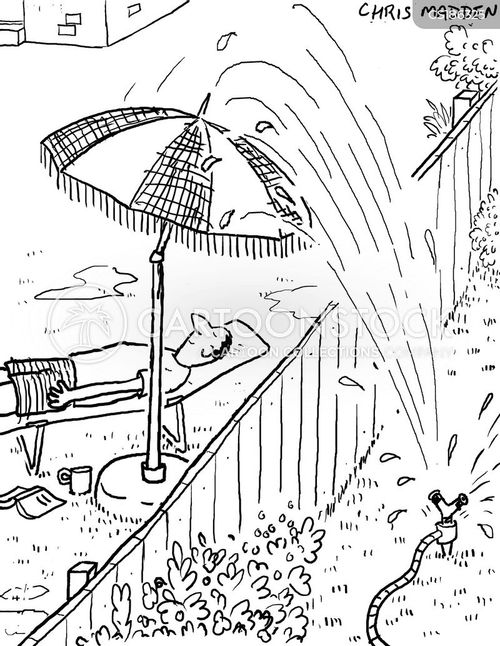 Sprinkler Cartoons and Comics funny pictures from CartoonStock