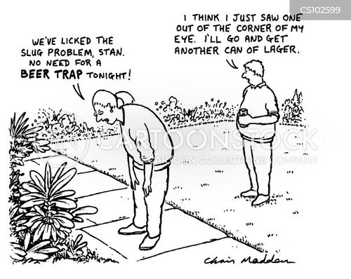 Slug Problems Cartoons and Comics - funny pictures from CartoonStock