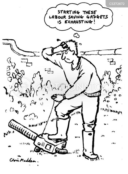 Hedge Trimmer Cartoons and Comics funny pictures from CartoonStock