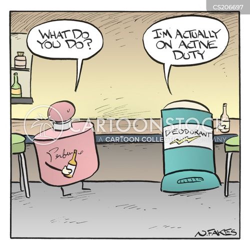 Antiperspirant Cartoons and Comics funny pictures from CartoonStock