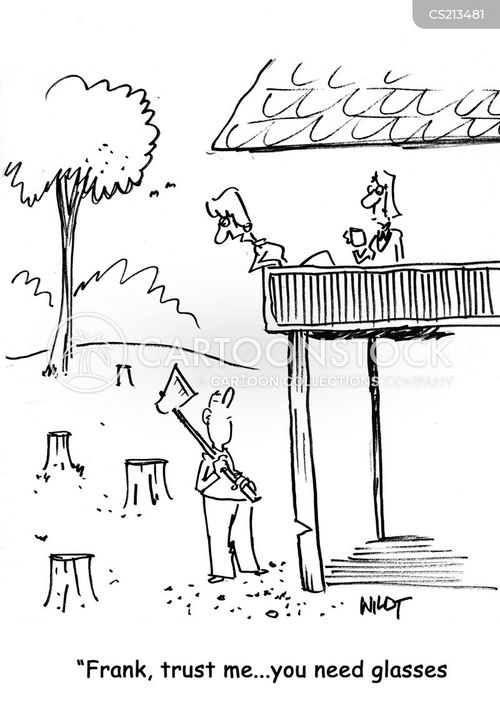 Lumber Jack Cartoons and Comics funny pictures from CartoonStock