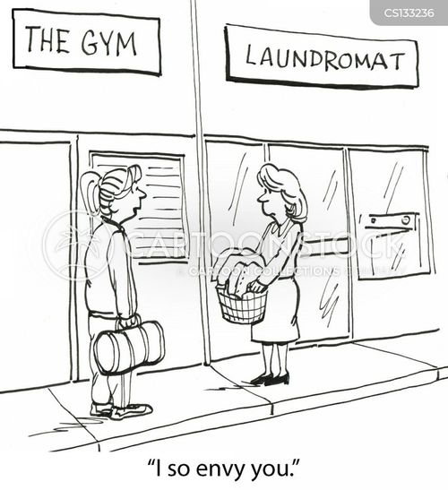 Laundromat Cartoons and Comics funny pictures from CartoonStock