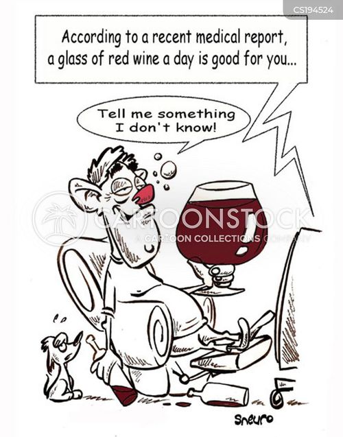 Glass Of Wine Cartoons and Comics - funny pictures from CartoonStock
