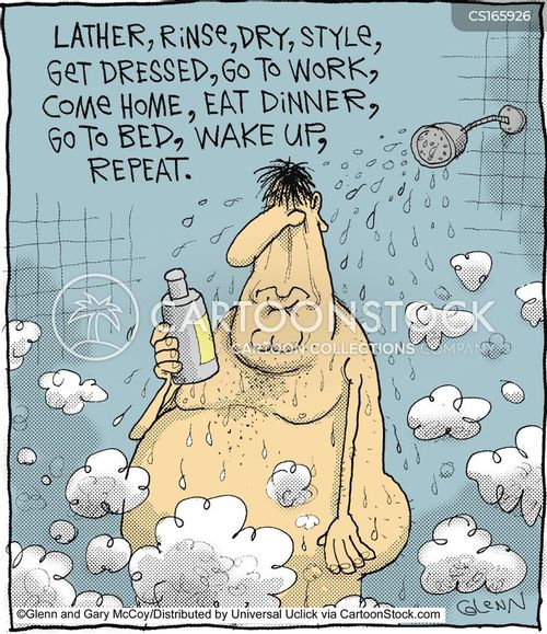 Shower Cartoons and Comics - funny pictures from CartoonStock