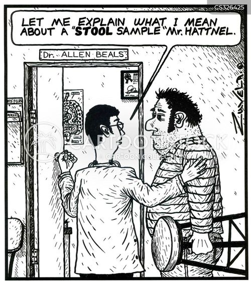Stool Sample Cartoons and Comics funny pictures from CartoonStock