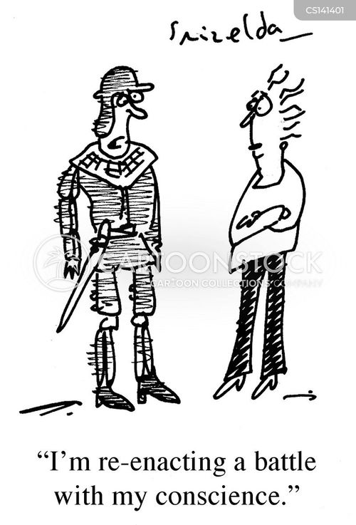 the battle of conscience This idiom is also put as one's conscience is clear or clean , as in his conscience is clean about telling the whole story the adjective clear has been used in the sense of innocent since about 1400 clean was so used from about 1300 see also: clear, conscience, have. the battle of conscience This idiom is also put as one's conscience is clear or clean , as in his conscience is clean about telling the whole story the adjective clear has been used in the sense of innocent since about 1400 clean was so used from about 1300 see also: clear, conscience, have.