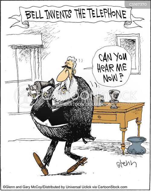 Alexander Graham Bell Cartoons and Comics funny pictures from CartoonStock