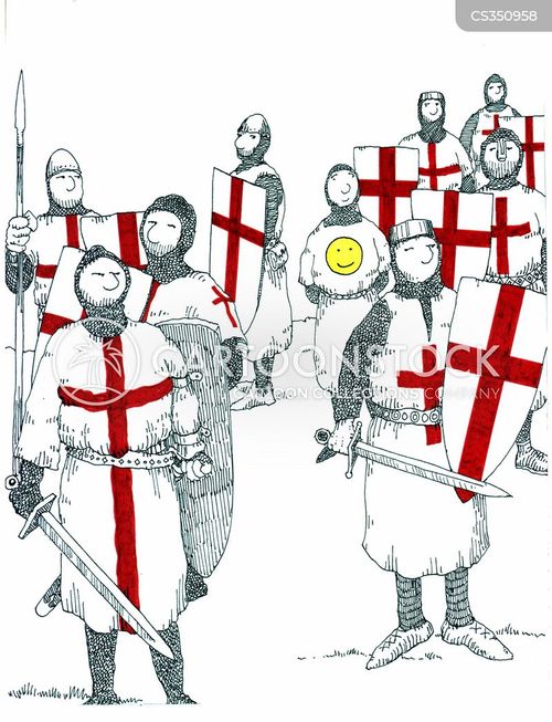 Crusaders Cartoons and Comics funny pictures from CartoonStock