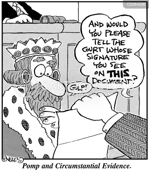 Pomp and circumstance in a sentence