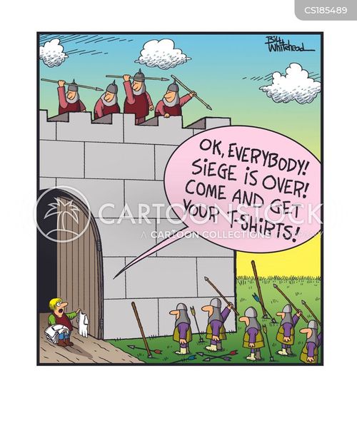 Siege Tactic Cartoons And Comics Funny Pictures From Cartoonstock