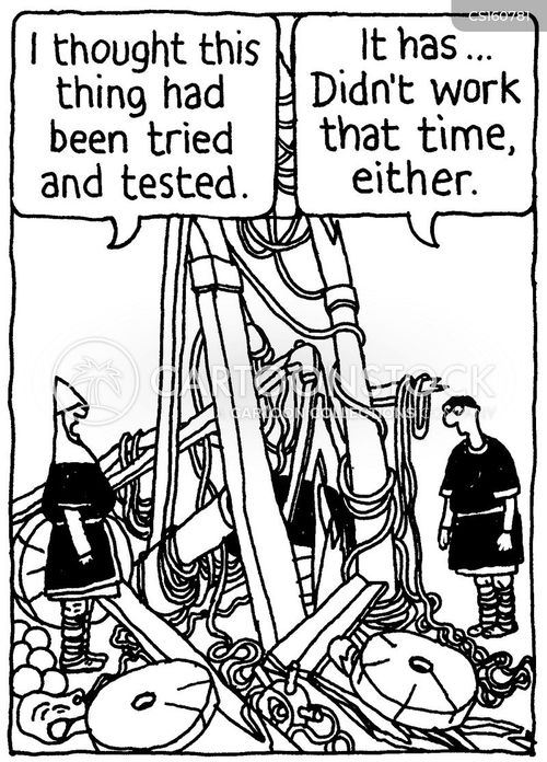 Catapult Cartoons and Comics funny pictures from CartoonStock