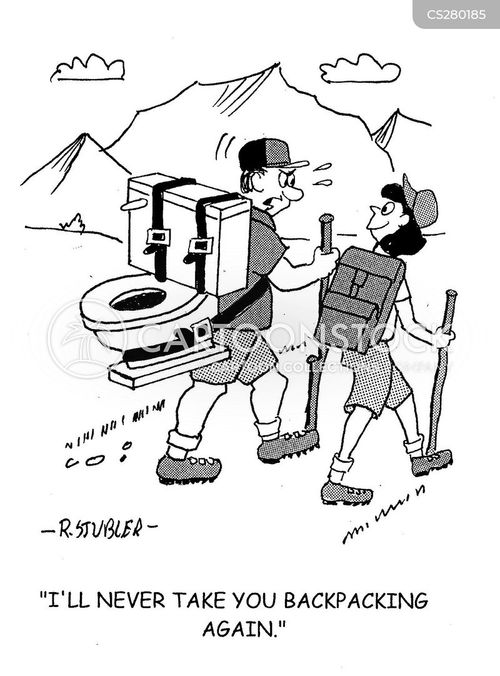 Backpacked Cartoons and Comics funny pictures from CartoonStock