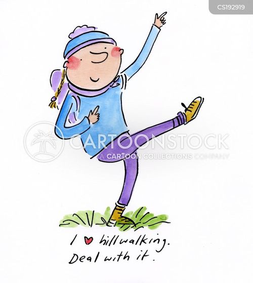 Hillwalking Cartoons and Comics funny pictures from CartoonStock