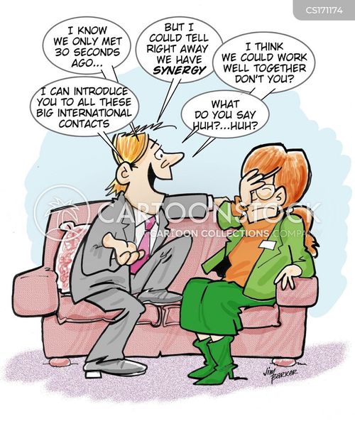 Cartoons flirten