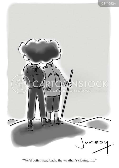 Hill Walking Cartoons and Comics funny pictures from CartoonStock