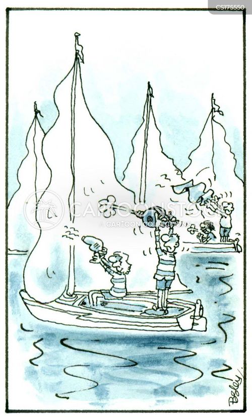 Yacht Clubs Cartoons and Comics funny pictures from CartoonStock