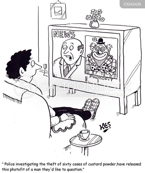 Crime Watch Cartoons and Comics funny pictures from CartoonStock