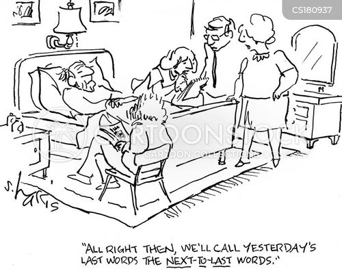 Deathbed cartoons, Deathbed cartoon, funny, Deathbed picture, Deathbed ...