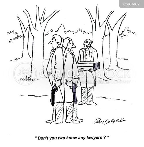 Stand Off Cartoons and Comics funny pictures from CartoonStock