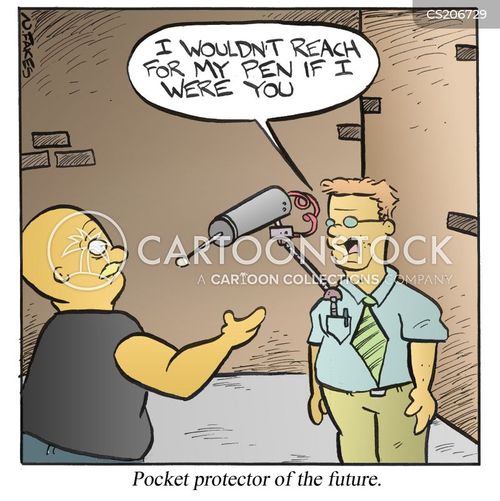 Pocket Protector Cartoons And Comics - Funny Pictures From Cartoonstock