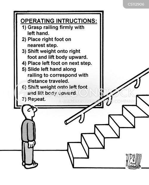 Climbing Stairs Cartoons and Comics funny pictures from CartoonStock