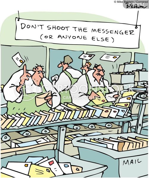 Going Postal Cartoons and Comics - funny pictures from CartoonStock