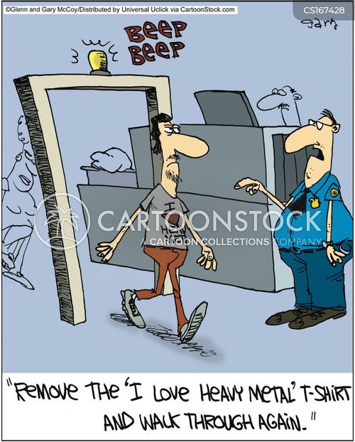 Airport Security Cartoons and Comics funny pictures from CartoonStock