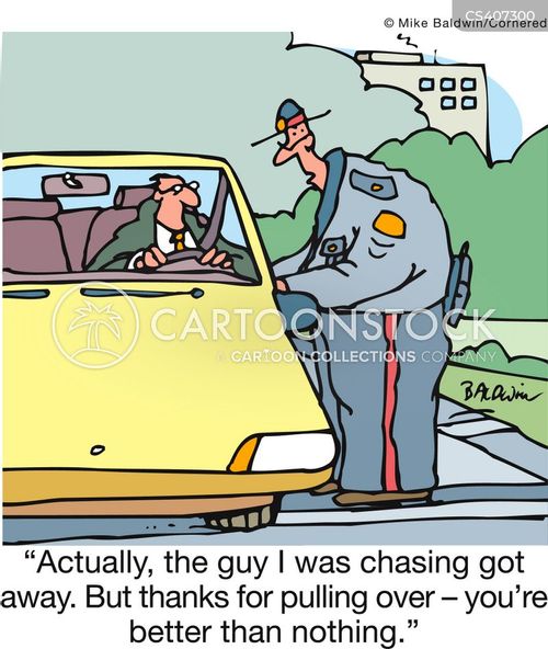 Police Chase Cartoons And Comics Funny Pictures From Cartoonstock