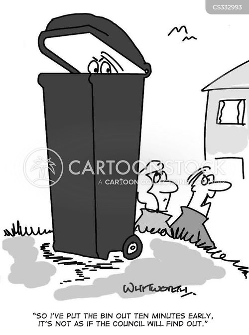 Waste Collection Cartoons and Comics funny pictures from CartoonStock