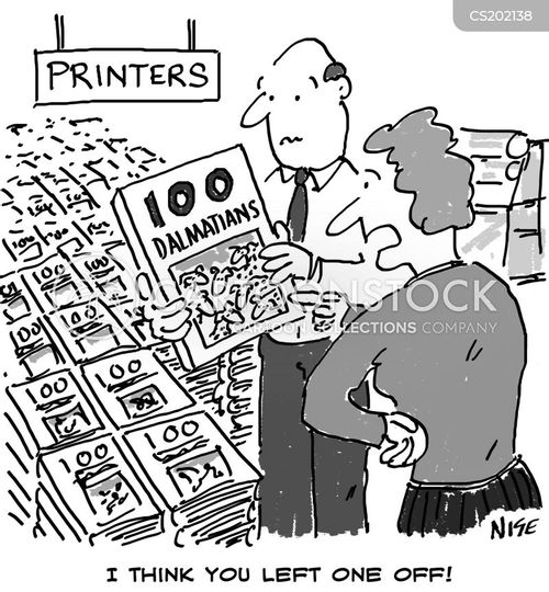 Printing Errors Cartoons and Comics funny pictures from CartoonStock