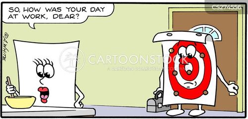 Shooting Targets Cartoons and Comics - funny pictures from CartoonStock