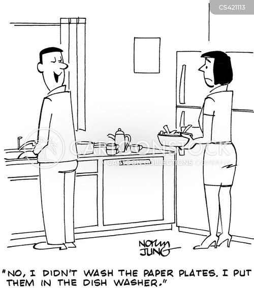 Dish Washing Cartoons And Comics Funny Pictures From Cartoonstock 4978