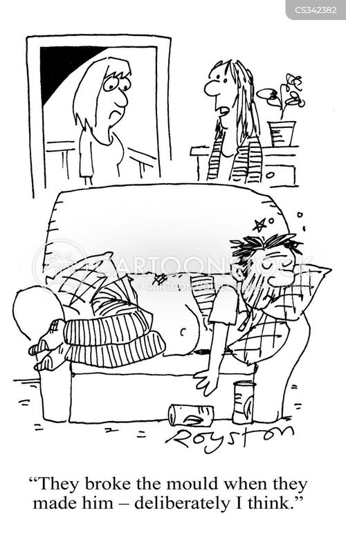 Broke The Mold Cartoons and Comics funny pictures from CartoonStock