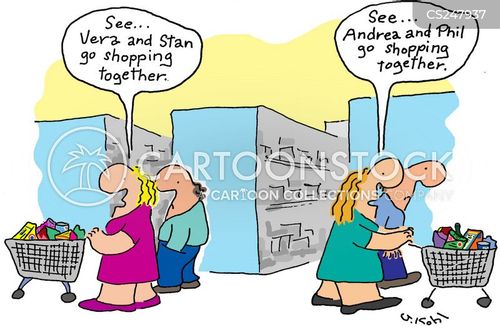 Competitive Couples Cartoons And Comics - Funny Pictures From CartoonStock