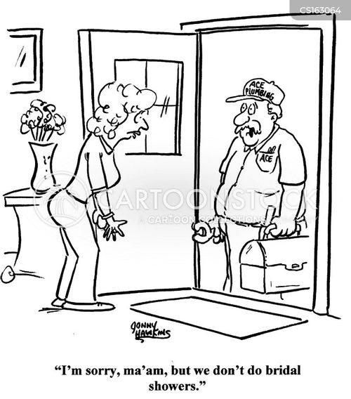 Wedding Shower Cartoons and Comics funny pictures from CartoonStock