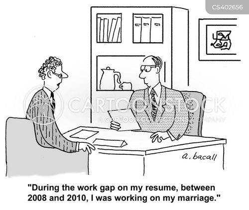 Employment Gap Cartoons And Comics - Funny Pictures From Cartoonstock