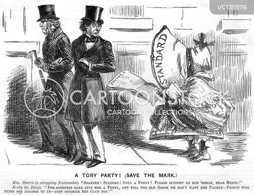 Tory Party Vintage And Historic Cartoons