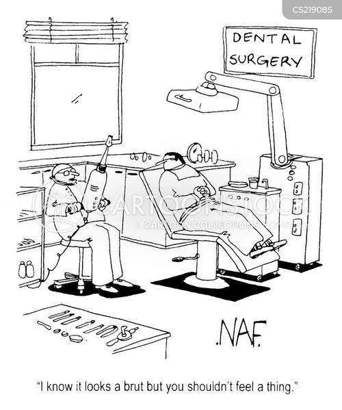 Dentists Drill Cartoons and Comics funny pictures from CartoonStock
